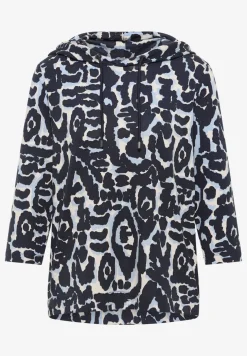 Gedessineerd shirt met capuchon