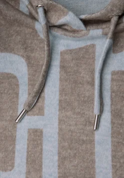 Gedessineerd shirt met capuchon