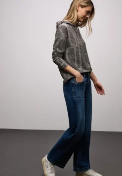 Gedessineerd shirt met capuchon