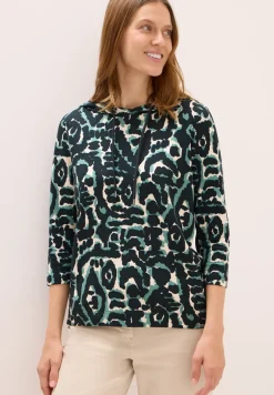 Gedessineerd shirt met capuchon