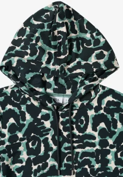 Gedessineerd shirt met capuchon