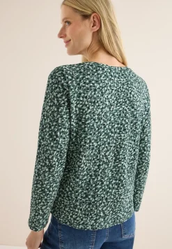 Gedessineerd shirt met lange mouwen