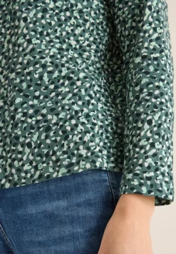 Gedessineerd shirt met lange mouwen
