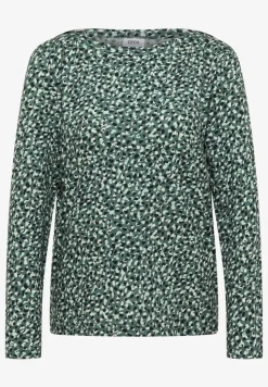 Gedessineerd shirt met lange mouwen
