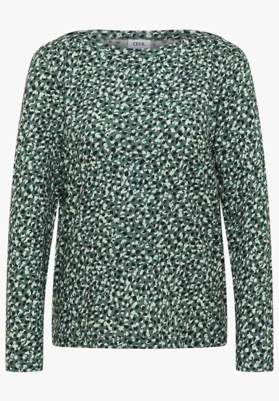Gedessineerd shirt met lange mouwen
