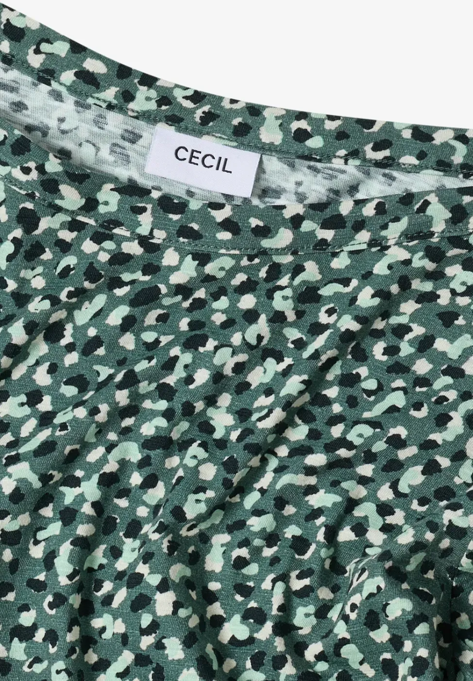 Gedessineerd shirt met lange mouwen
