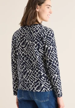 Gedessineerd shirt met lange mouwen