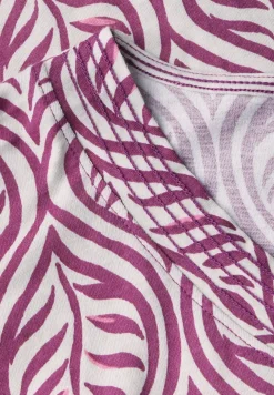 Gedessineerd V-hals Shirt
