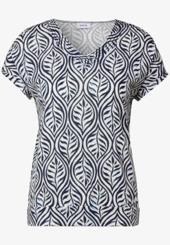 Gedessineerd V-hals Shirt
