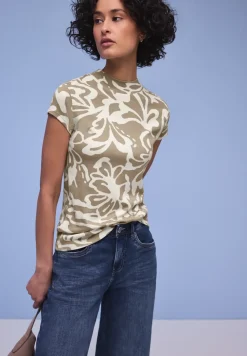 Gedessineerd basic shirt