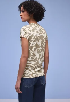 Gedessineerd basic shirt