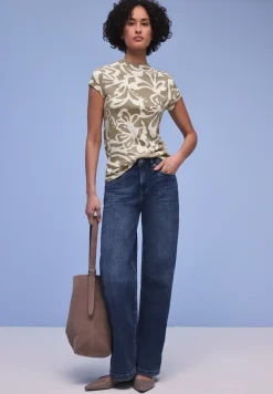 Gedessineerd basic shirt