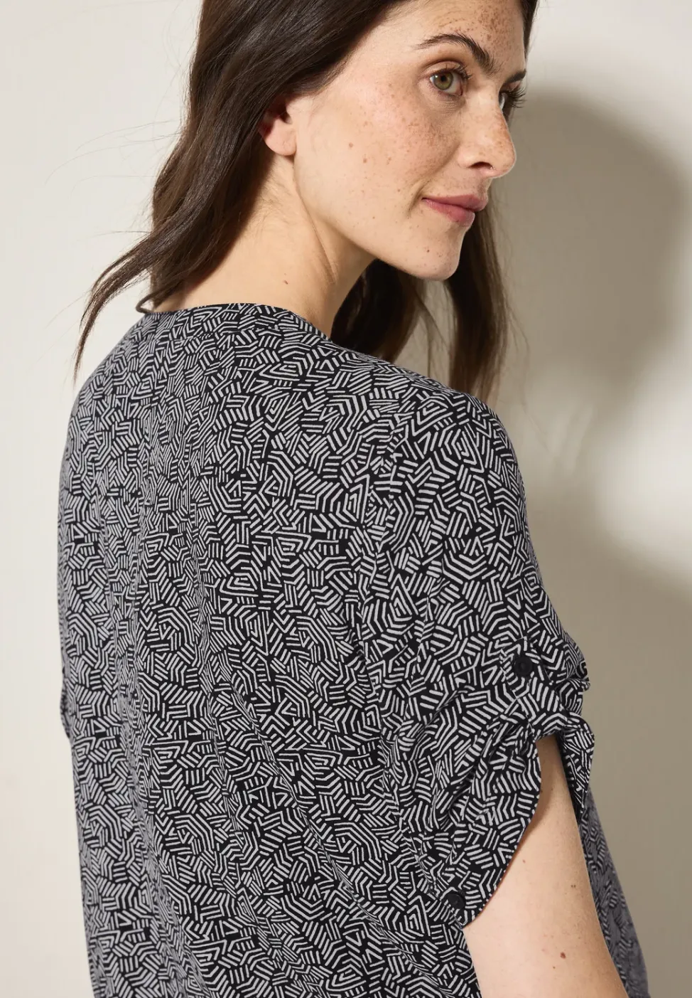 Gedessineerde blouse