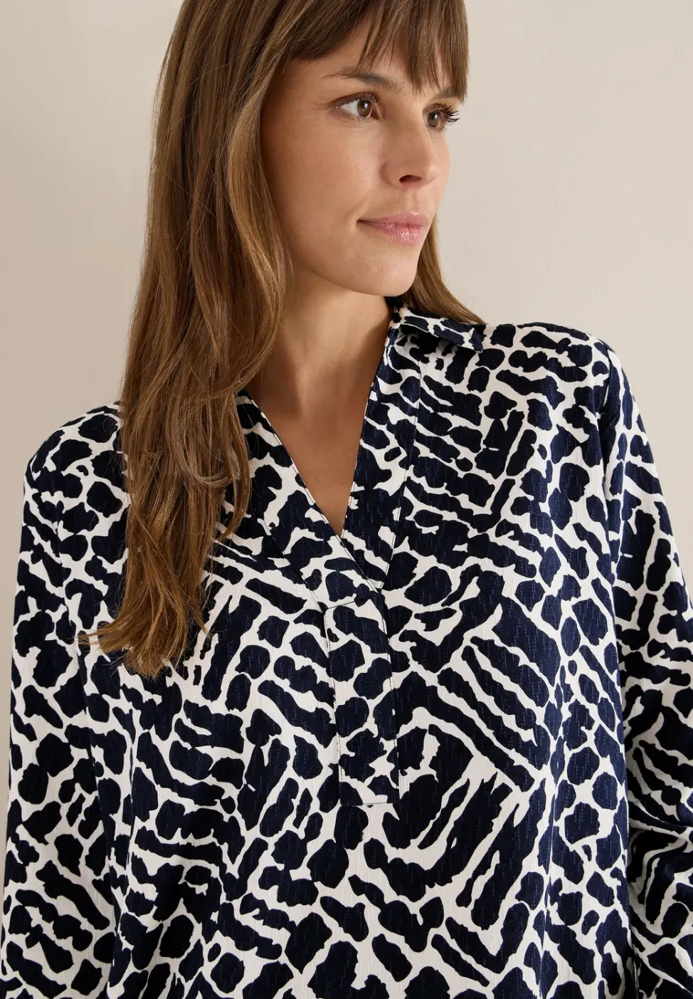 Gedessineerde blouse