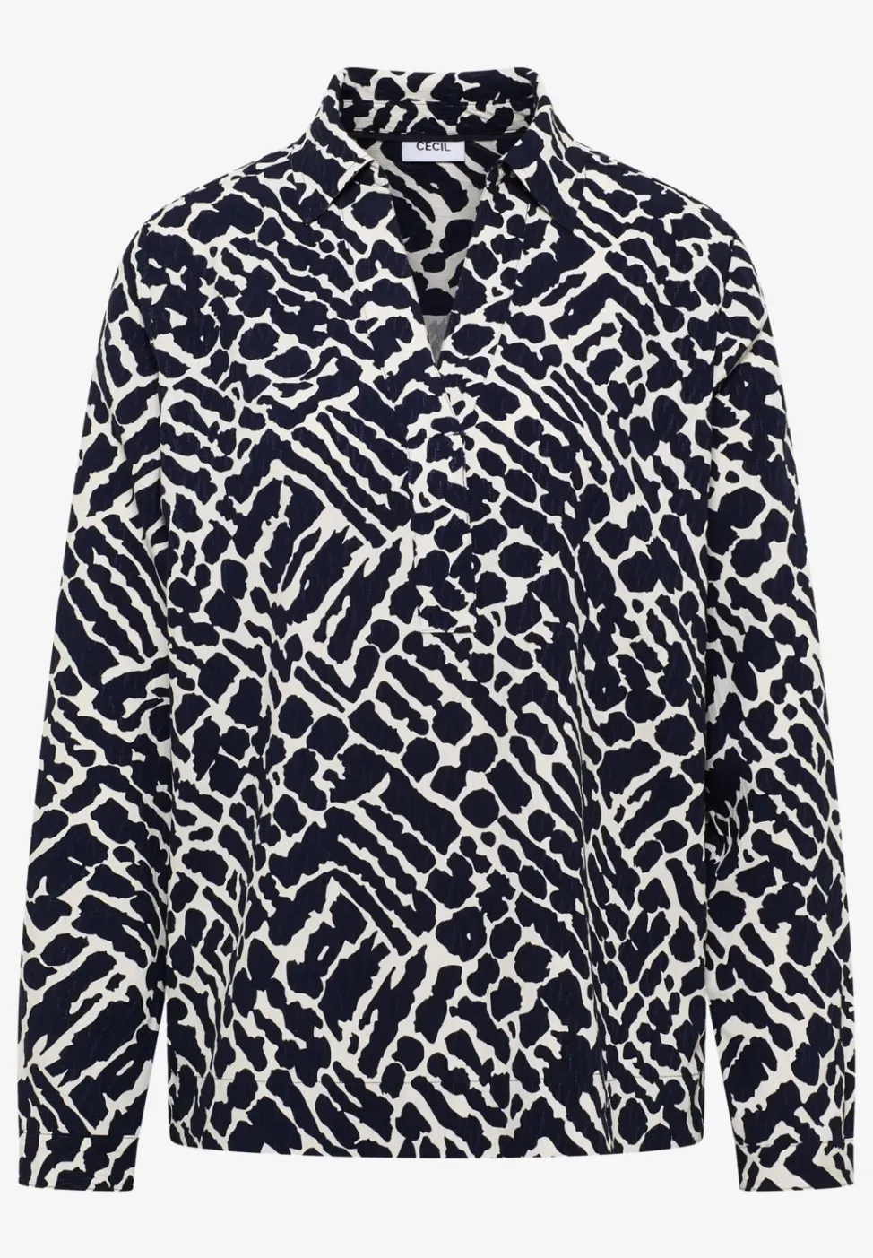 Gedessineerde blouse