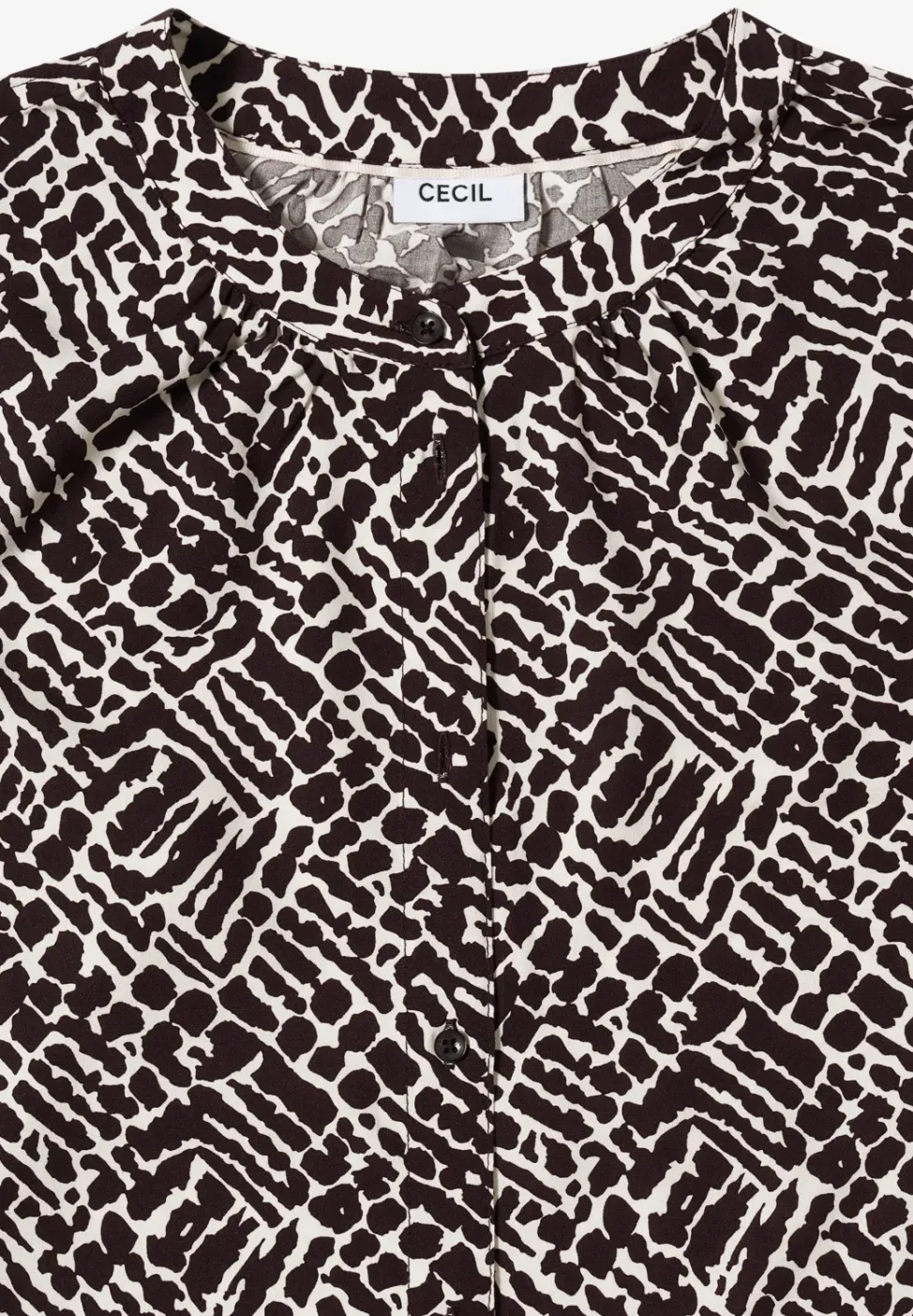 Gedessineerde blouse