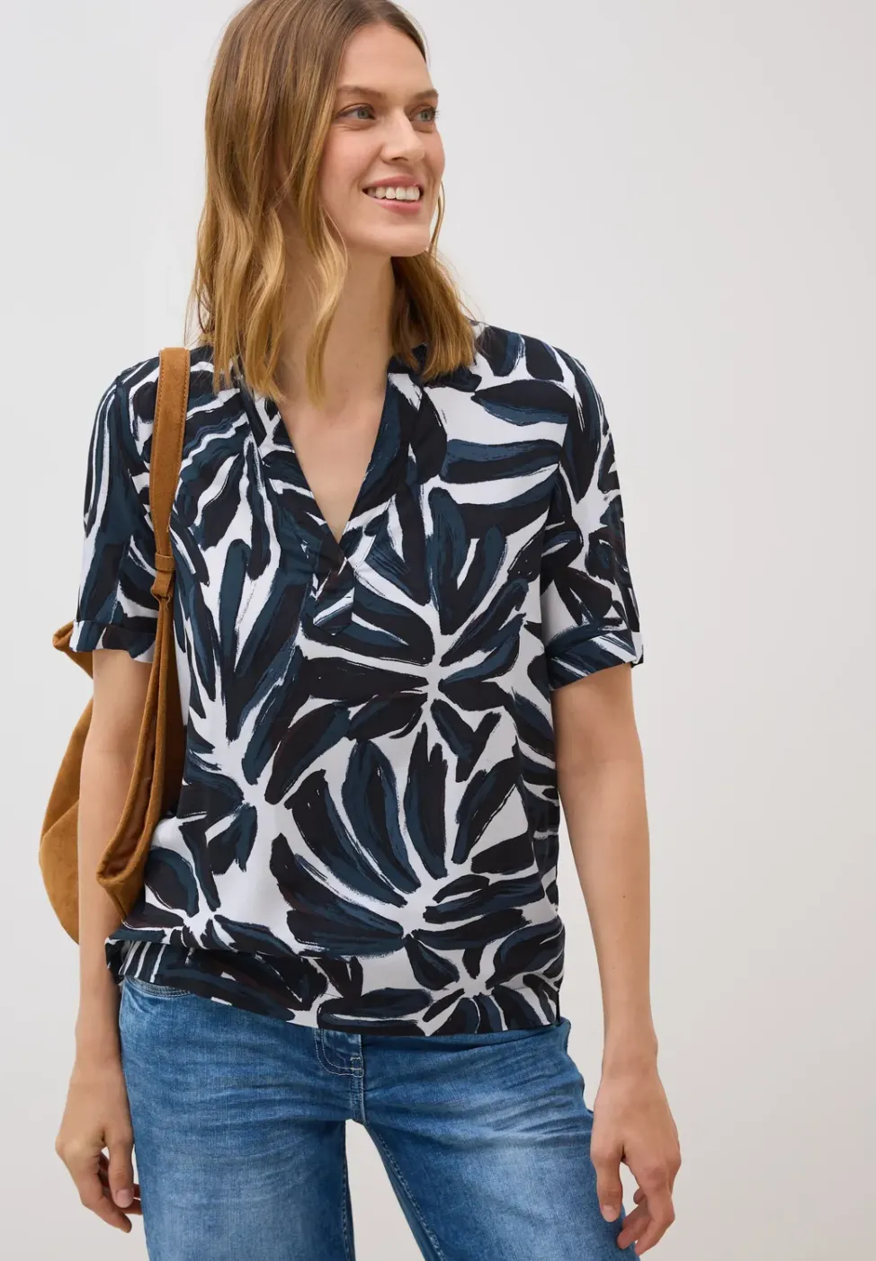 Gedessineerde blouse