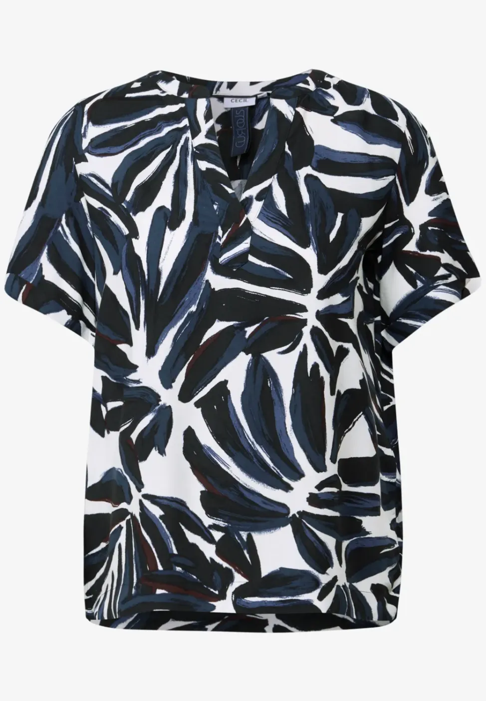 Gedessineerde blouse