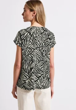 Gedessineerde blouse