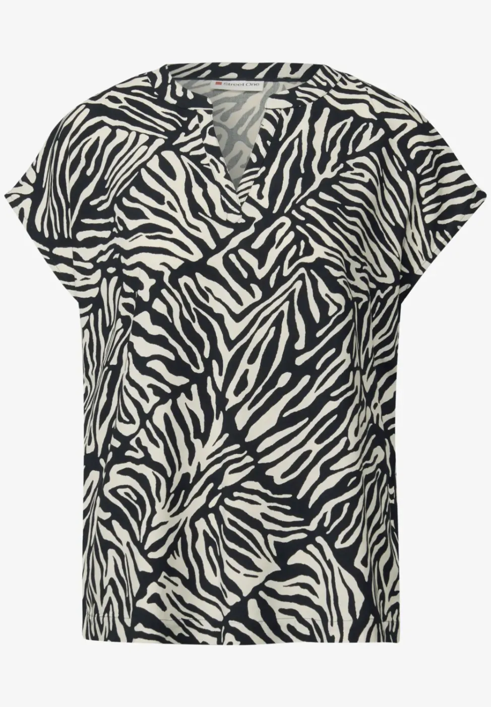 Gedessineerde blouse