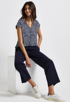 Gedessineerde blouse