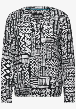 Gedessineerde blouse