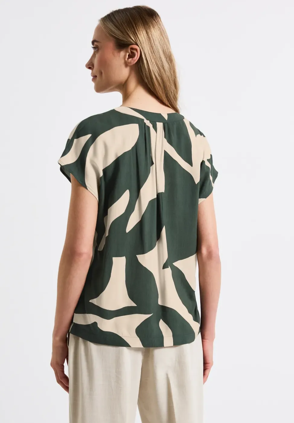 Gedessineerde blouse