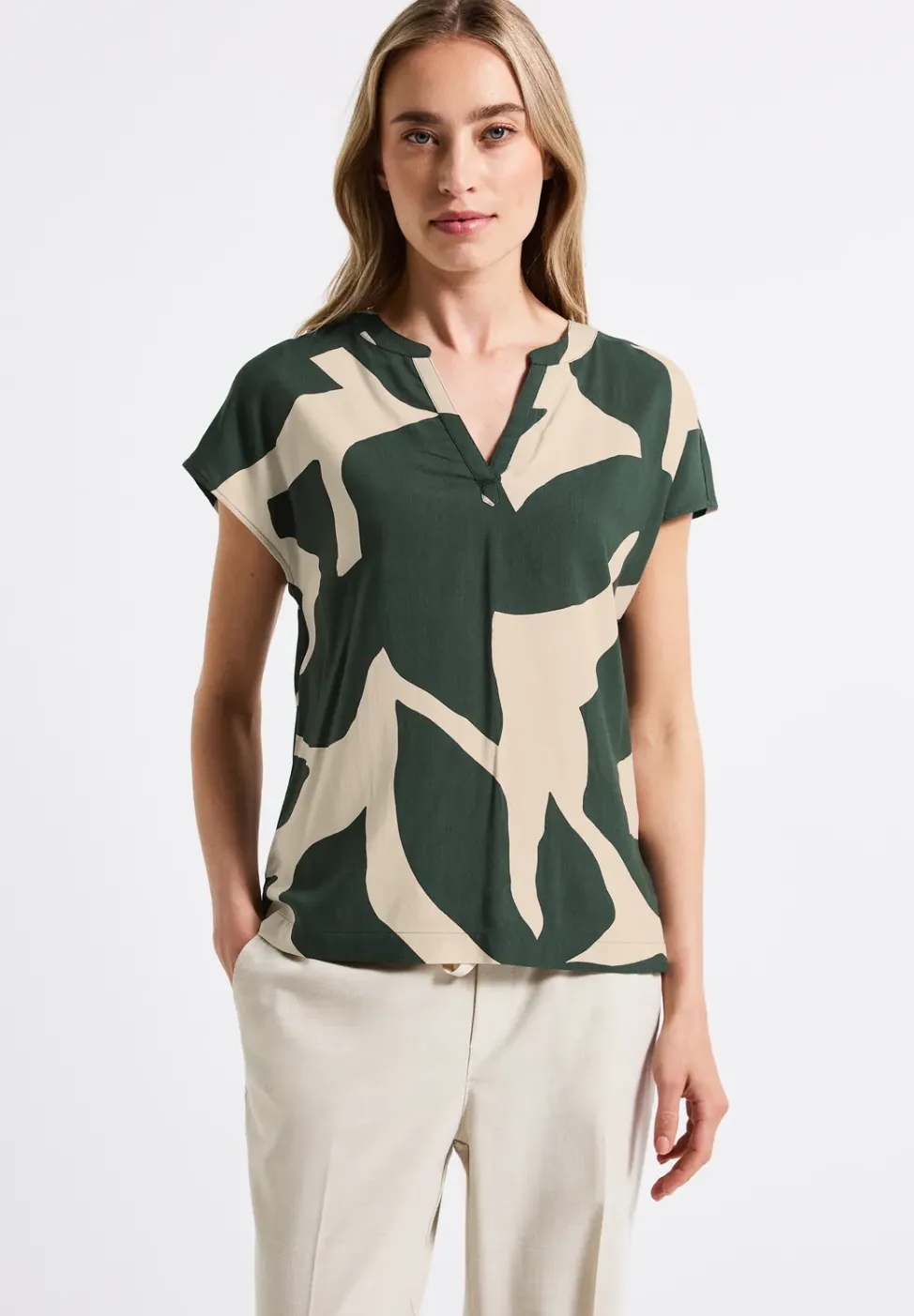 Gedessineerde blouse