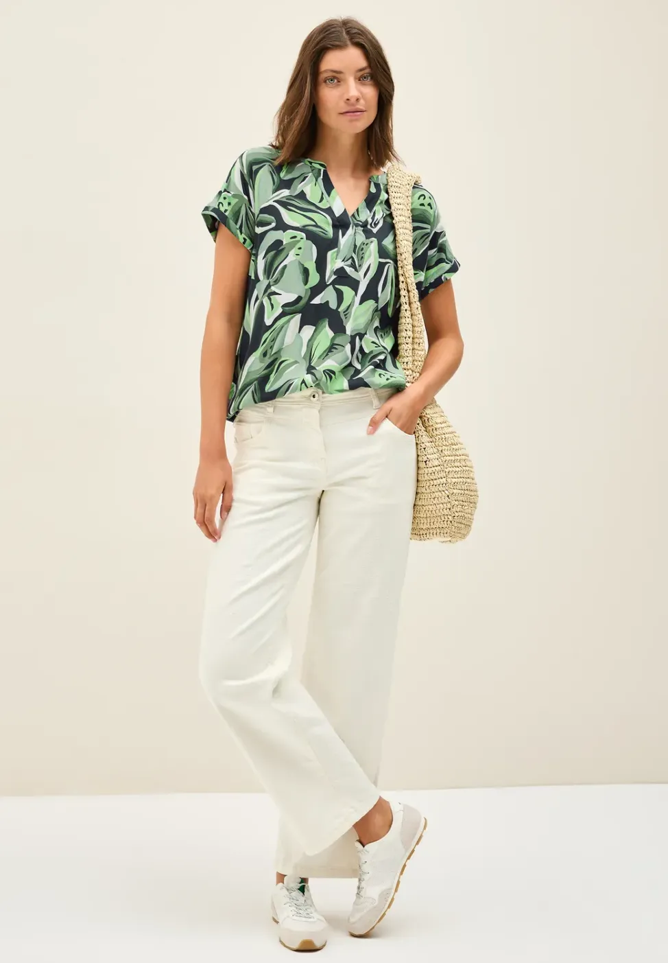 Gedessineerde blouse
