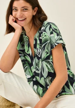 Gedessineerde blouse