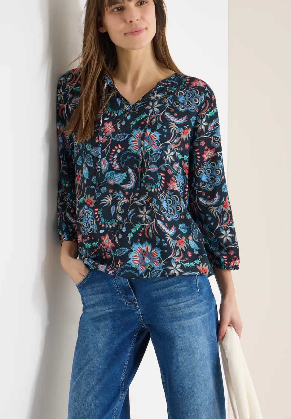 Gedessineerde blouse