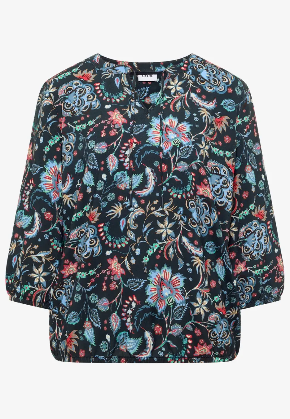 Gedessineerde blouse