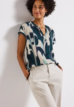 Gedessineerde blouse