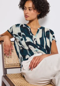 Gedessineerde blouse