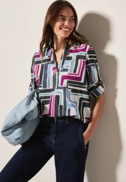 Gedessineerde blouse