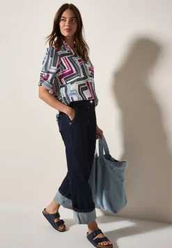 Gedessineerde blouse