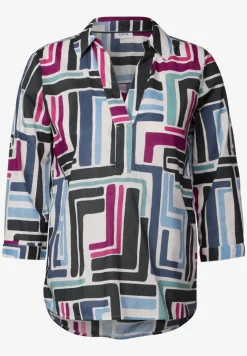 Gedessineerde blouse
