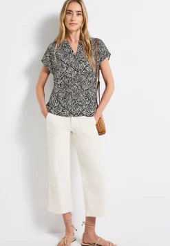 Gedessineerde blouse