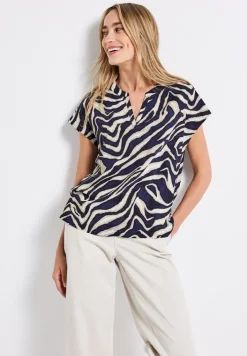 Gedessineerde blouse