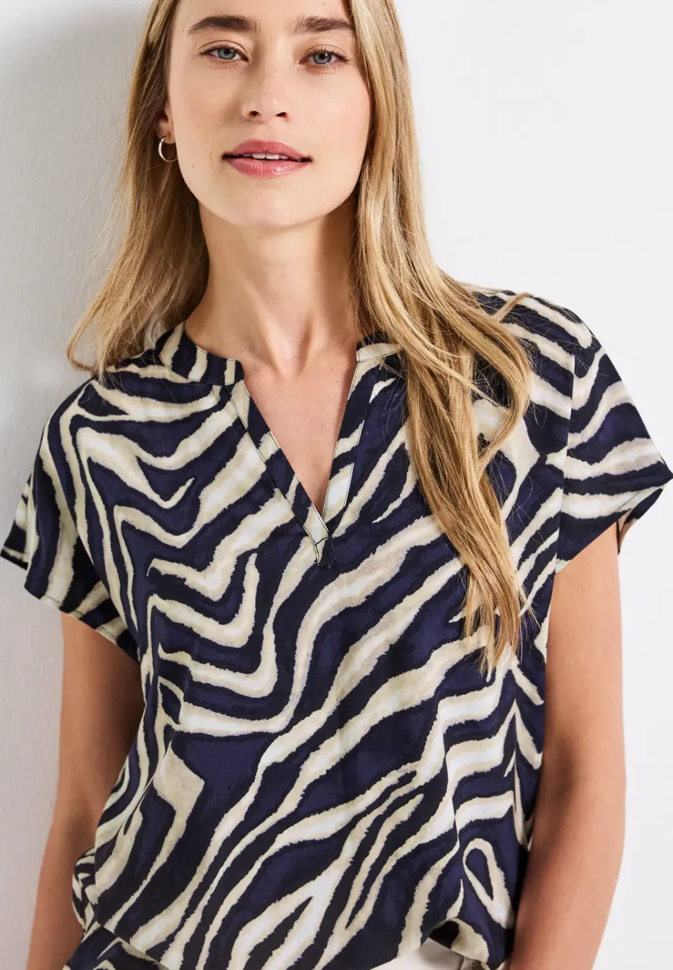 Gedessineerde blouse