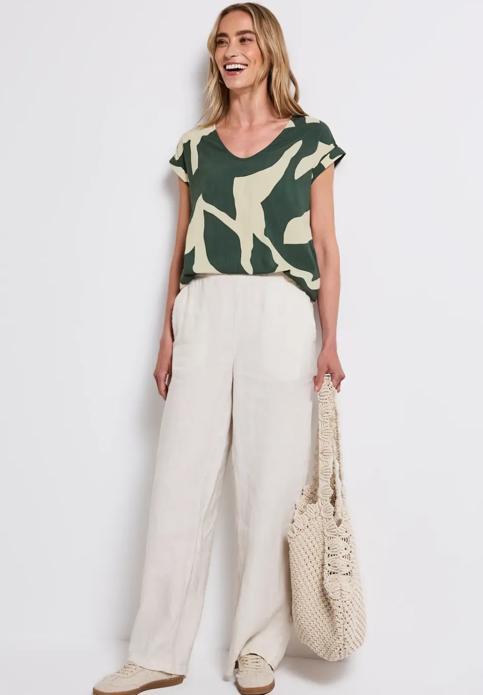 Gedessineerde blouse