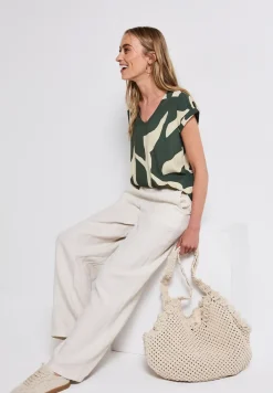 Gedessineerde blouse