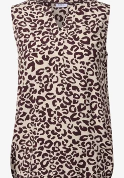 Gedessineerde blouse top