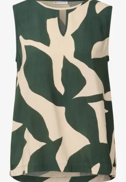 Gedessineerde blouse top