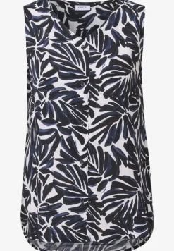 Gedessineerde blouse top
