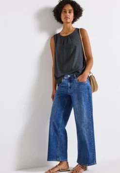 Gedessineerde blouse top