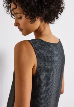 Gedessineerde blouse top