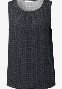 Gedessineerde blouse top