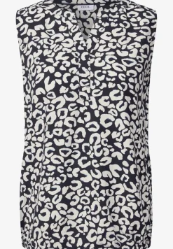 Gedessineerde blouse top
