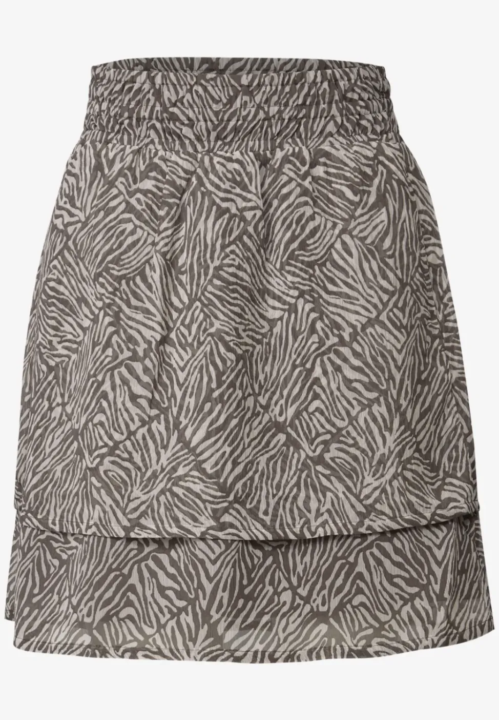Gedessineerde chiffon rok